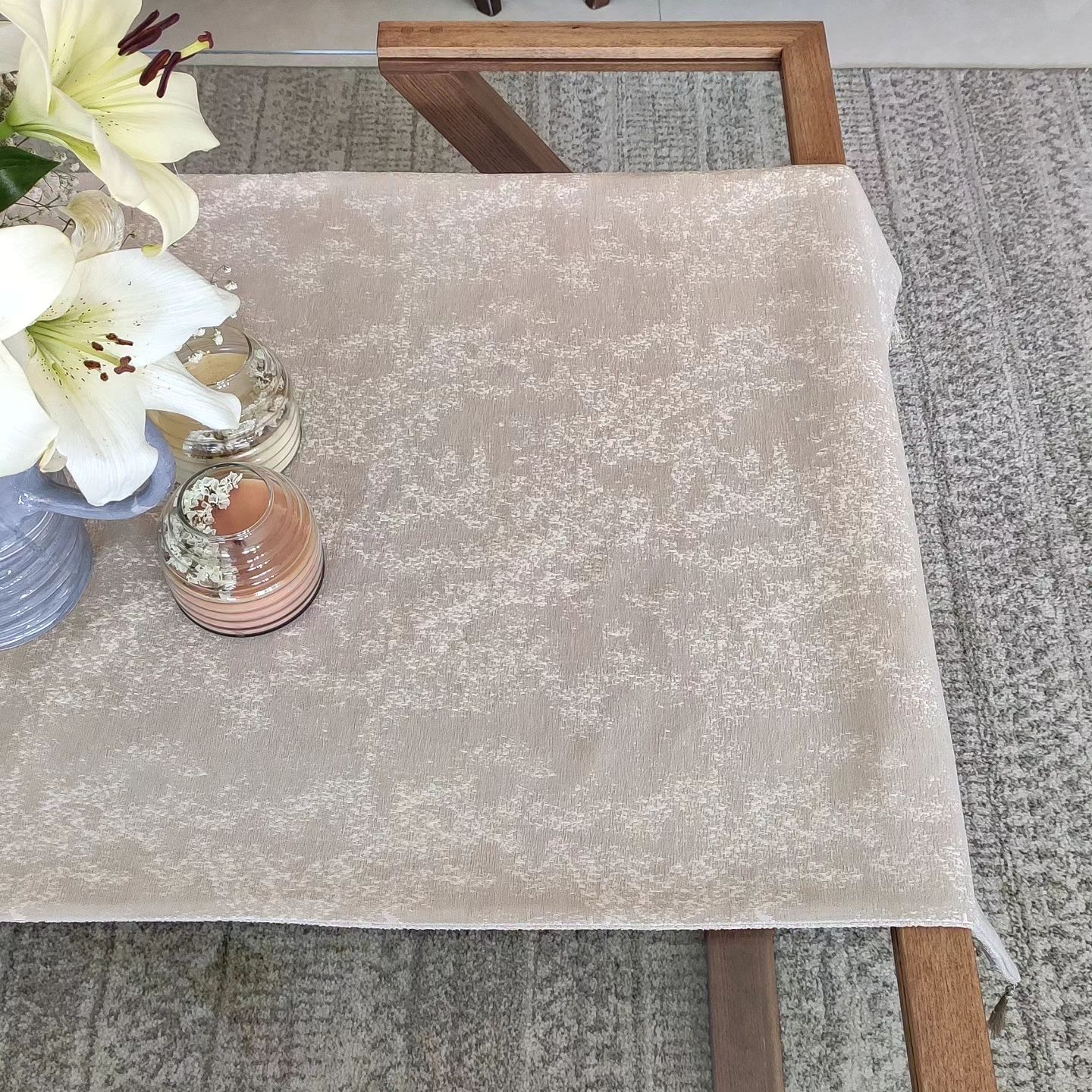 رانر طرح پتینه کرم رنگ