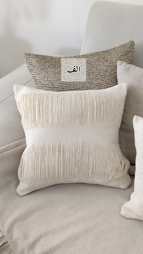 کاور کوسن الیاف طبیعی مدل امواج