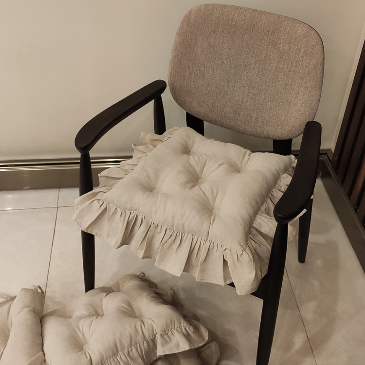 نشیمن صندلی لینن چیندار